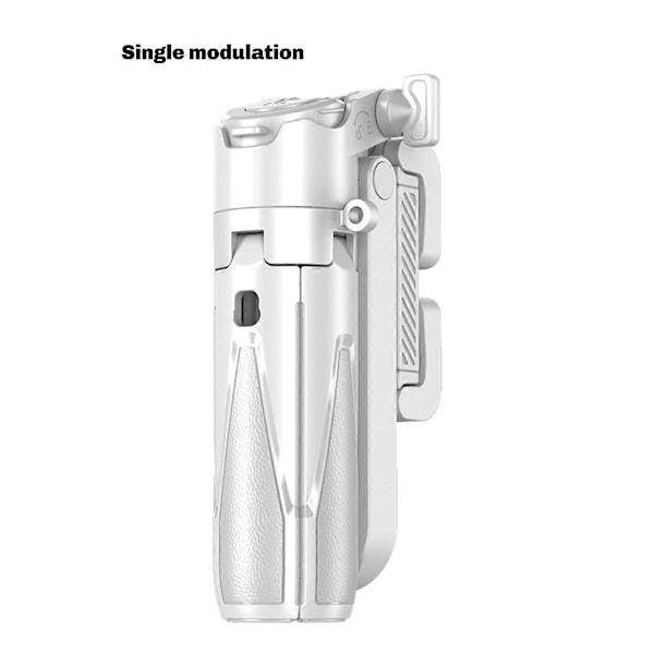 Opgraderet Design Mini Tripod Bluetooth Bærbar Teleskopisk Multifunktionel 360 Graders Rotation Telefon Selfie Stick Hvid A