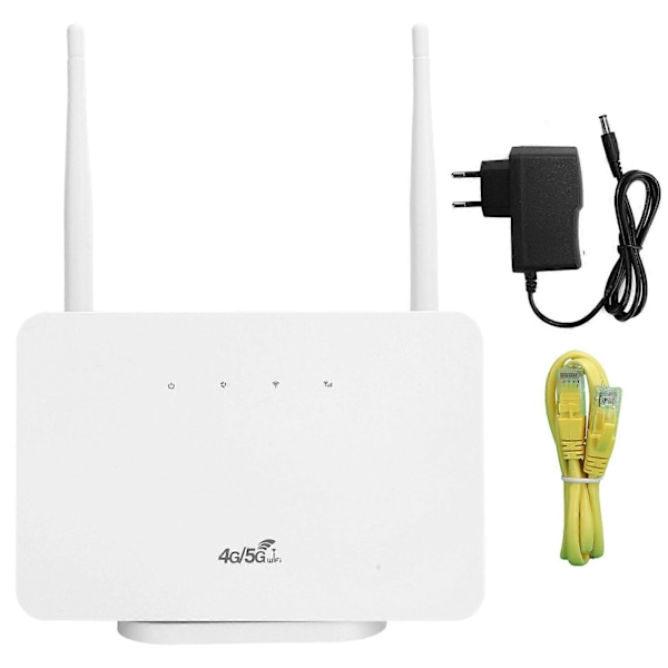4G Wifi Router Mobil Bärbar Trådlös WAN LAN Port Stöd SIM-kort för Windows 110-240V (EU-kontakt)