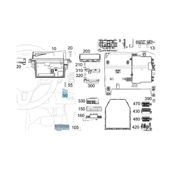 0009822904, A0009822904 Batteri Pyroteknisk Sikring Batteribeskyttelse til A W177