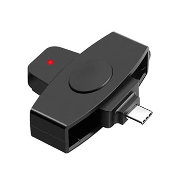 Id Sim Smart Card Reader USB Typ C Minnesbank Emv Elektronisk Cloner Connector Adapter För Android