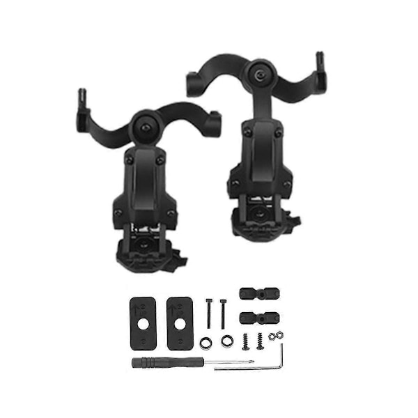 Hodesett Skinnefeste Brakett 360 Rotasjon Hodesett Hjelm Guide Adapter Passer For Ops Core Arc Og Skinne