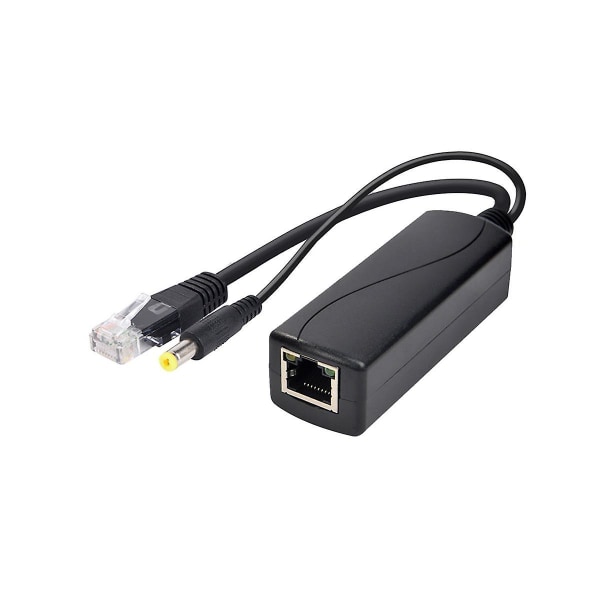 100M PoE Splitter 12V 1A IEEE 802.3Af 1.5KV Isolation Protection for Home Network Office Network