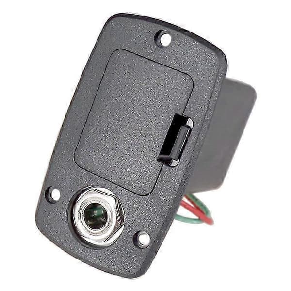 ABS 9V Guitar Pickup Batteriboks Kompatibel Elektrisk Akustisk Guitar