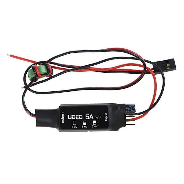 UBEC 5A V2 Luft Høyspent Regulator Modul 2-8S 5V 6V 7.4V 5A Justerbar BEC for Crawler