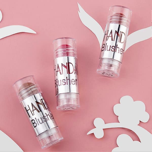 HANDAIYAN Blush Sticks til kinder og læber, fyldig creme blush, highlight og matte farver