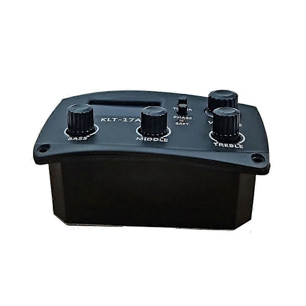 -17A Akustisk Guitar EQ Forforstærker med Digital Procedding Tuner 3 Bånds EQ Equalizer med Tuner Guitar