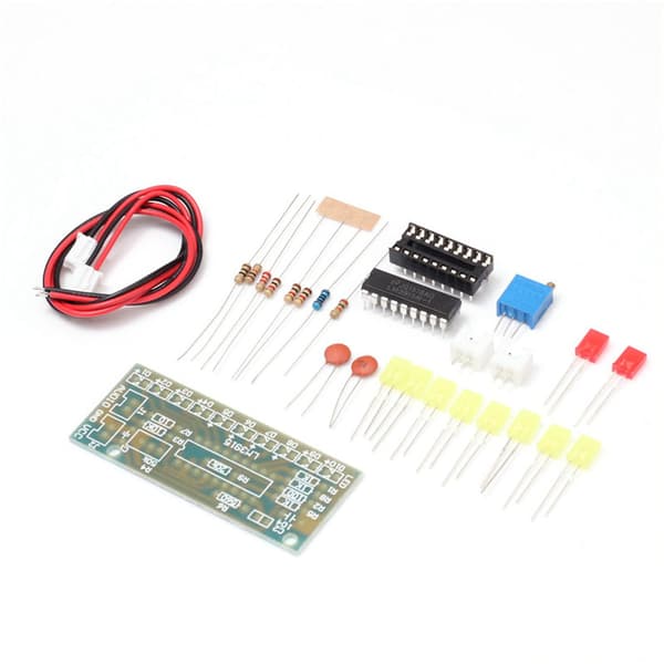 Lm3915 Lydniveauindikator DIY Kit Analysator Niveauindikator Kit