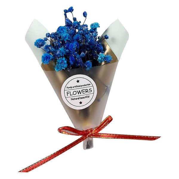 Torkad Blomma Grattiskort Med Presentförpackning Bukett Grattiskort Mors Dag 2021