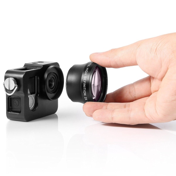 37 mm 2x forstørrelse High Definition Converter Teleobjektiv til 37 mm 18-55 Længde Montering Kamera T