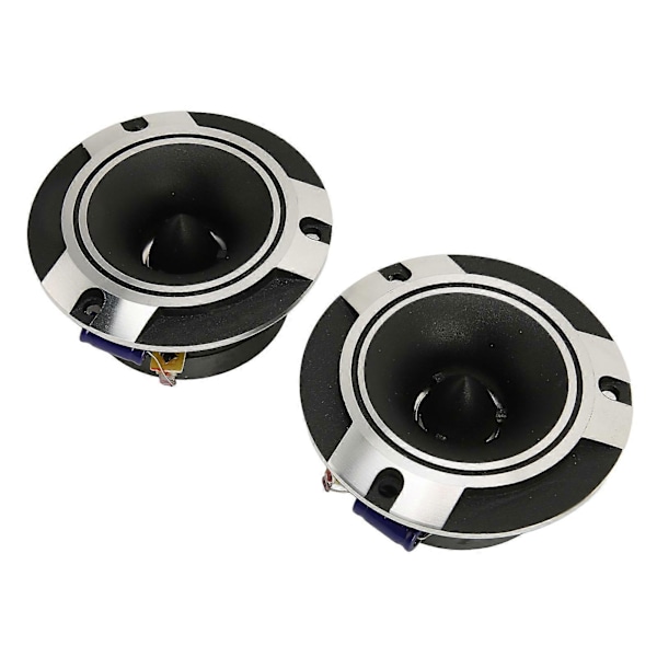 2 stk. 150W Koaksial Bilhøjttaler Høj Sensitivitet Stereo Surround Sølv Sort Bilhøjttaler til Bilydsystemer YEMMA
