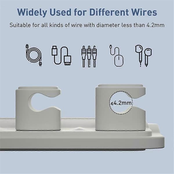 Magnetisk Muse Kabel Ledningsorganisator Skrivebordskabelklips