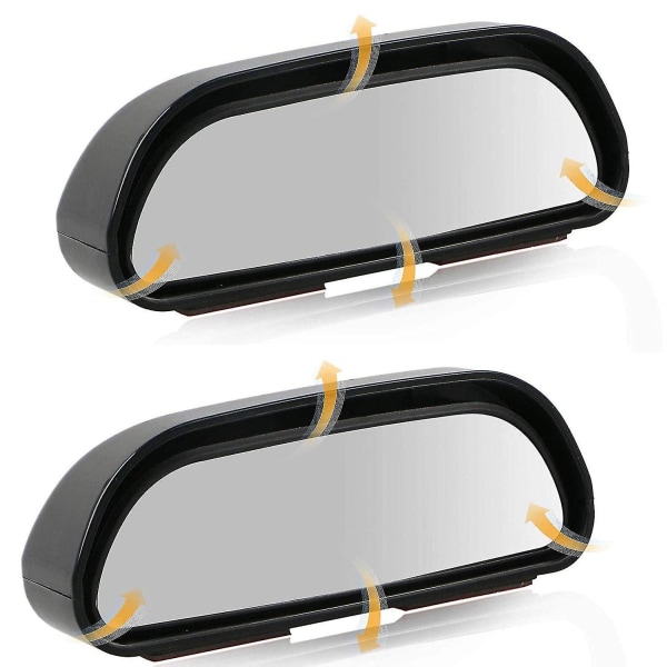 2 stk automatisk blindsone speil, vanntett HD blindsone speil, Premium Justerbar 36
