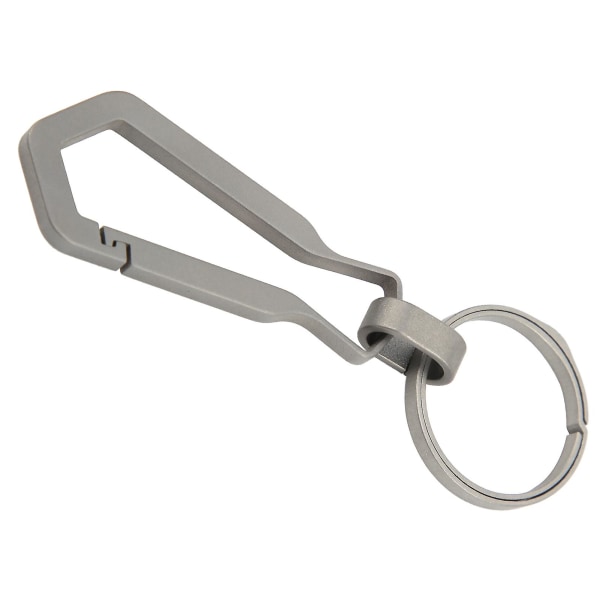 Integrerad nyckelring i titanlegering Midja hängande nyckelring utomhusklättring nyckelhållare