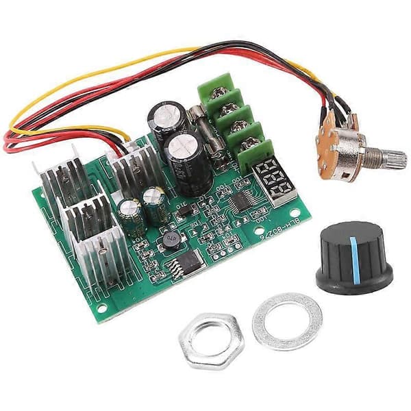 DC 6-60V 30A Justerbar LED Digital Motorhastighetsregulator PWM DC Motorhastighetskontroller 12V 24V 36V