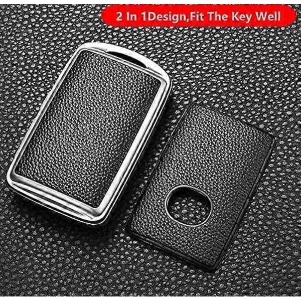 Läder TPU Bilnyckelfodral Skal Fob för Mazda 3 Alexa CX4 CX5 CX8 2019 2020 Tillbehör