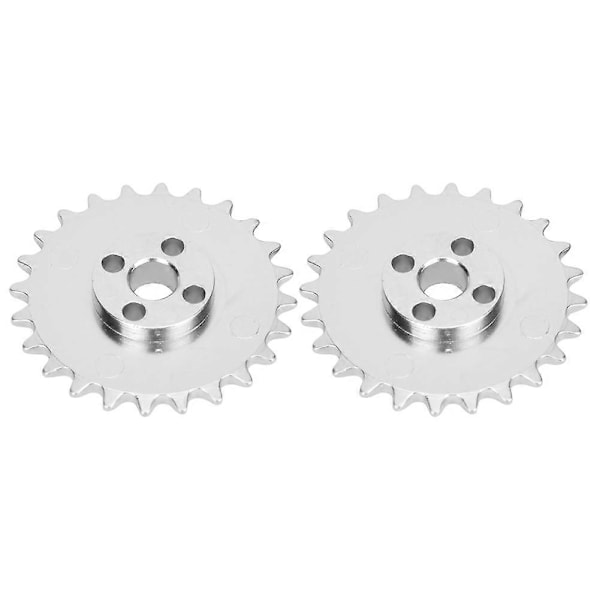 2 st 24-tandade kedjehjul zinklegering tandat kedjedrev industrirobotdelar 52 mm X 6,8 mm YEMAA