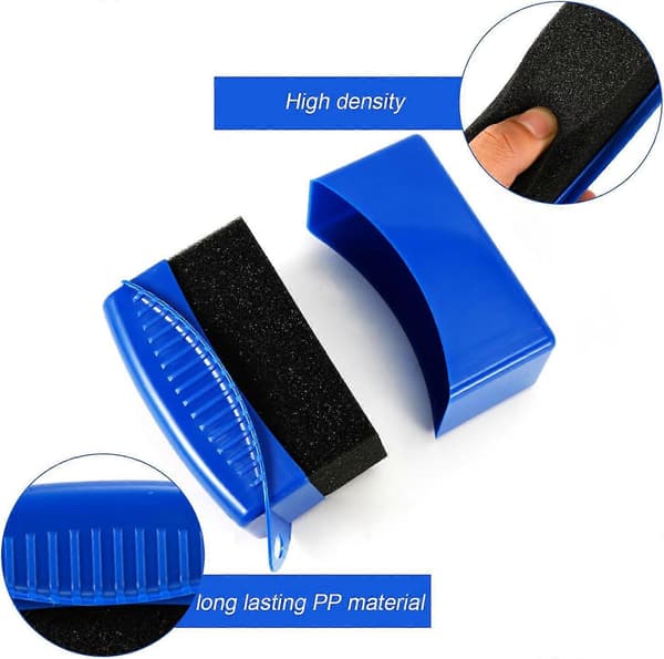 2 st Däckglans Svampdyna, Återanvändbar Däckglansapplikator med Ergonomisk Design