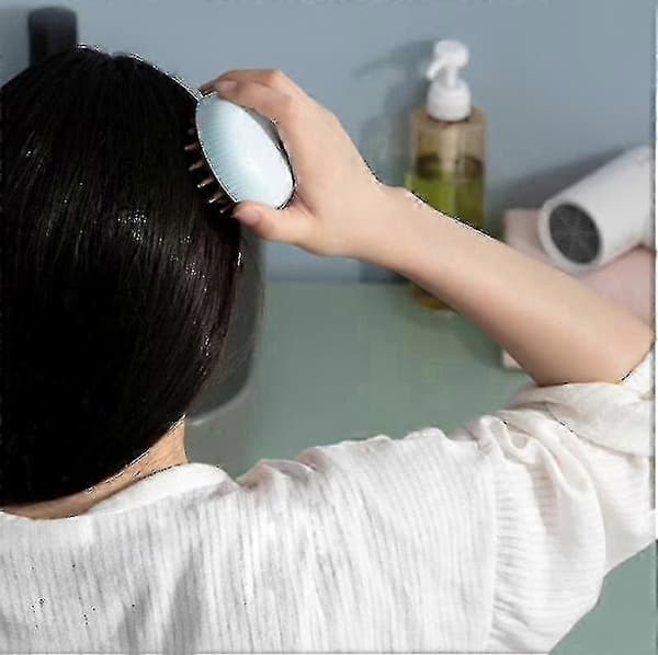 Shampoo Børste Blød Fleksibel Hårpleje Massageapparat Hovedbund