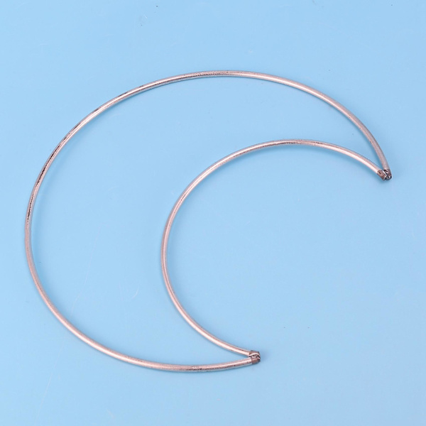 Måne- och Stjärndröngfångare Metallringar Cirkel Macrame för DIY-hantverk Dröngfångaretillverkning Hemvägg