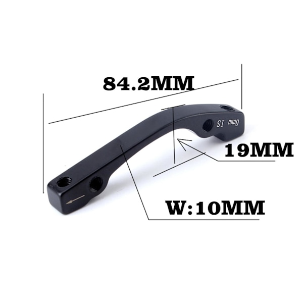 4x skivbromsokadapter för montering fram 160 mm bak 140 mm