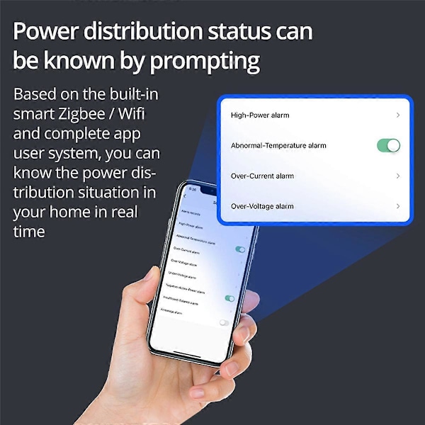 Tuya WiFi MiNi Energimätare Elektrisk Monitor Sensor Realtidsmätning Stöd Tuya App Smart Life