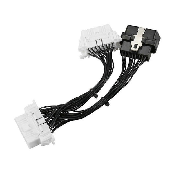 16 Pin OBD2 OBDii OBD2 Splitter Forlængerkabel Én Han til To Hun Y Kabel OBD2 Splitter Forlænger