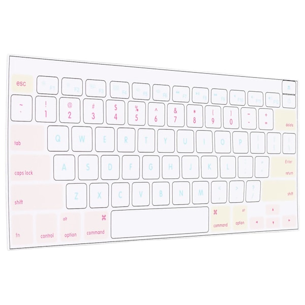 Tangentbordsdekaler Ersättning PVC Dammtäta Skrivbordstangentbordsdekaler för IOS A1466 A1278 A1298
