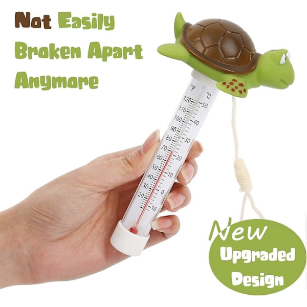 Flydende Pool Termometer, Damvandstermometer med Snor, Baby Pool Termometer
