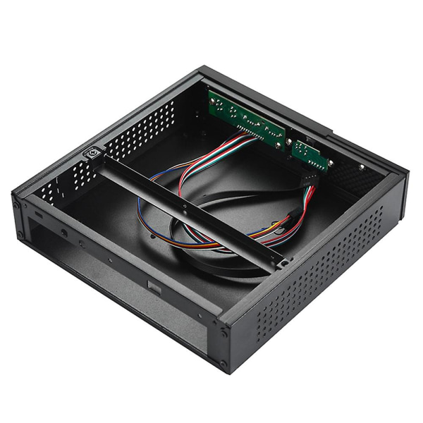 ITX Datorchassi TX02 Mini Desktop Chassi Industriell Styrning HTPC Chassi