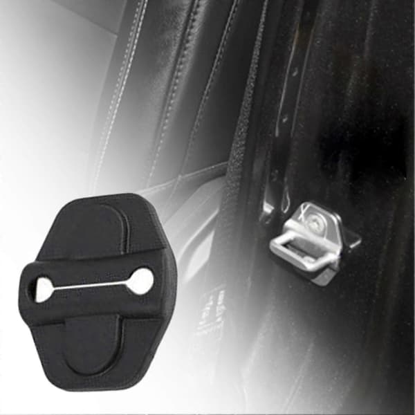 6 st Dörrlåsöverdrag Modifierade Delar Dörrlås Spänne Skydd Trim för Jeep Wrangler JL 18-20