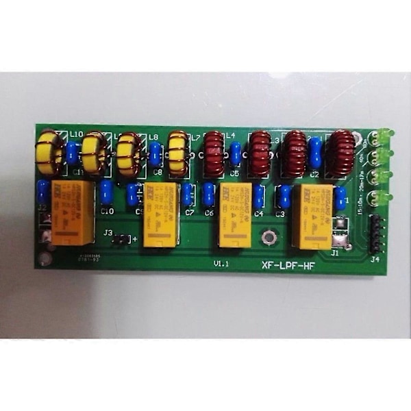 XF-LPF-HF Filter 12V 100W HF Lågpassfilter LPF Enhet 3.5Mhz-30Mhz DIY Kit