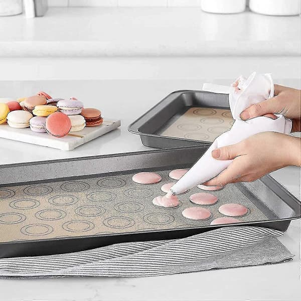 Silikon Bakematte, Macaron Ovnsmatte, Konditormatte, Konditorutstyr, Konditori