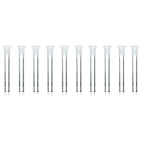 10 Pcs Thickness 18mm By 14mm Stem Clear Scientific Glass Tube Adapter