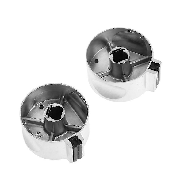 2 stk. 8 mm Hull Metall Gasskomfyr Roterende Bryterknotter Universell Erstatning