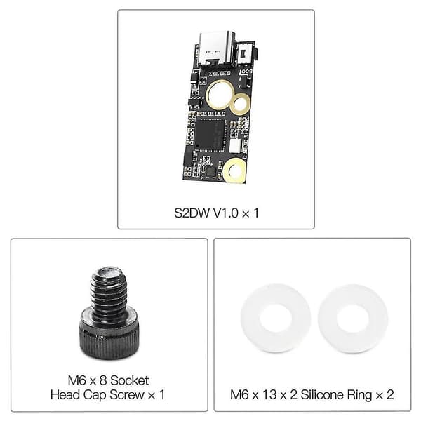 S2dw 1.0 Akselerometerkort Stealthburner For Klipper Ekstruder Hotend 3D-skriverdeler