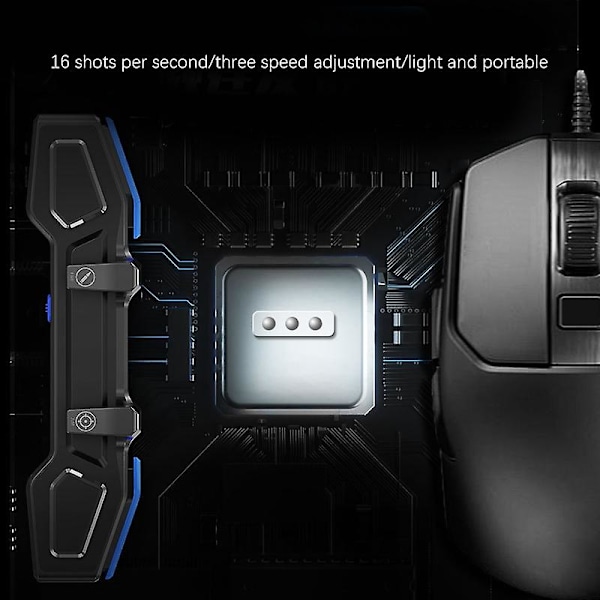 Mobil Spelkontroll 6 Fingrar L1 R1 Gamepad Joystickpubg Gamepad Joystick Trigger för Ios Android