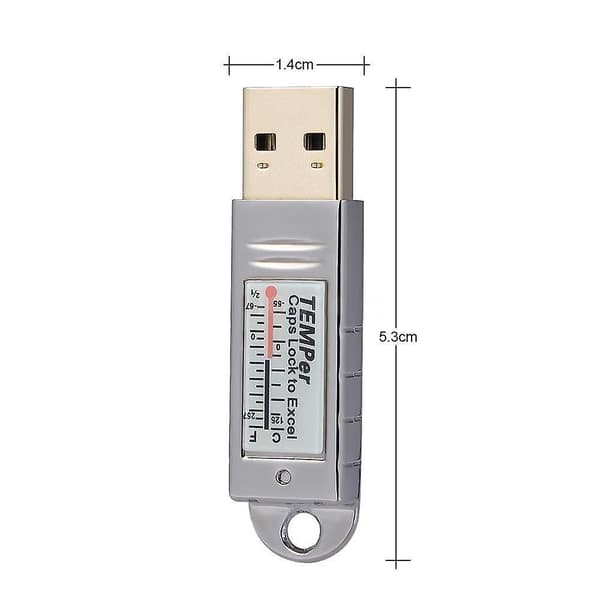 USB-termometer Temperatursensor Datalogger Recorder för PC Windows XP Vista/7