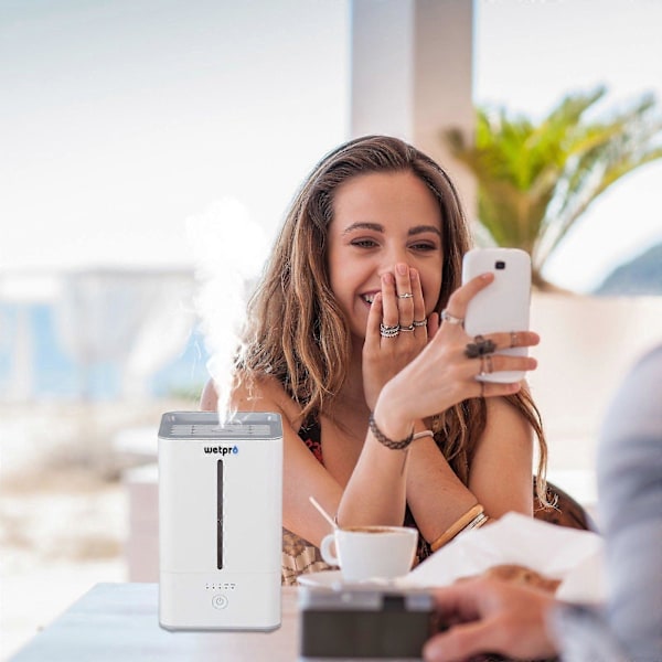 26W Effekt 4L Stor Vandtank Luftfugter med Aromaterapi