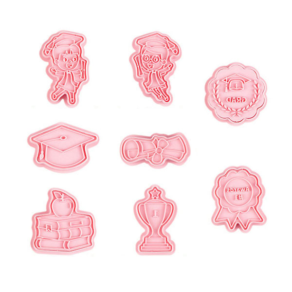 Cookie Cutters Embossing Molds Biscuit Cutter Cookie Stamp Graduation Series