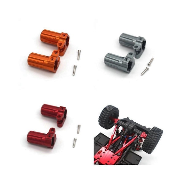 Metal Chassis Link Rod og Servo Mount Trækstangsbeslag til 1/12 MN128 MN86S G500 Crawler Off Road Truck, Grå