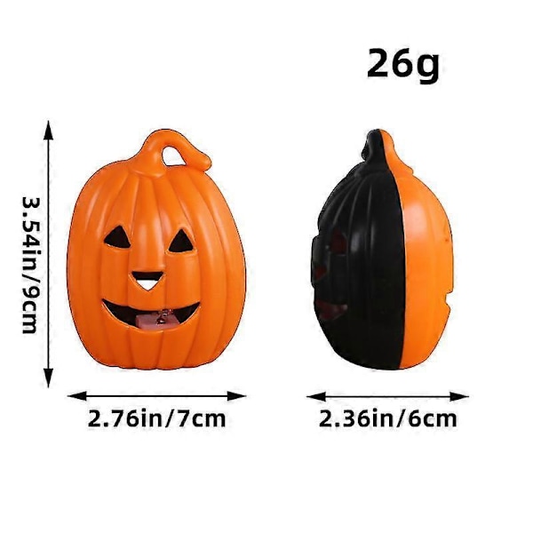Halloween Lysende Gresskar Selvlysende Halloween Jack Lantern Lys Gresskarfigur Med LED Lys Hus Landsby For Innendørs Hjem Bord Party B