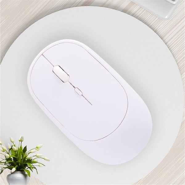 Trådløs Mus Bluetooth 2.4G Bærbar Stille Ergonomisk Mus For Laptop Nettbrett Notebook Mobiltelefon