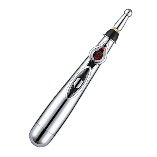 Elektrisk Akupunktur Massage Pen Reducerer Ubehag Akupunkturpunkter Meridianer Massage Pen med 3 Hoveder