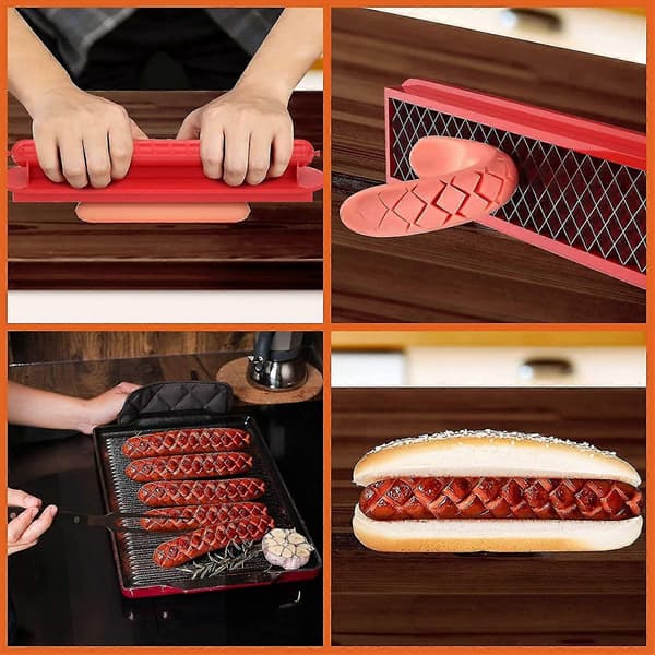 Hot Dog -leikkuri - Monitoiminen makkaraleikkuri kinkkuleikkuri