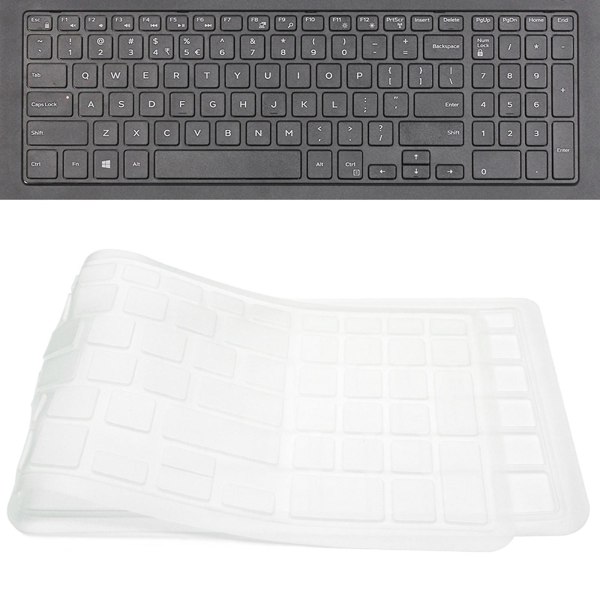 Ultratyndt tastaturcover Keyboard Tpu Protector Skin til Dellinspiron 15 5000