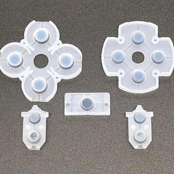 Originale bløde gummi erstatnings silikone ledende klæbende knap puder til Sony PS4 PlayStation DualShocks 4 controller