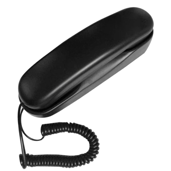 Wired Wall Phone, Hotel Small Phone, Suitable For Home/bathroom/school/office Fixed Wall Phone, Bla