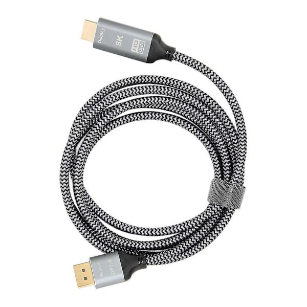 DisplayPort 1.4 - HDMI 2.1 -sovitinkaapeli 8K Uros - Naaras