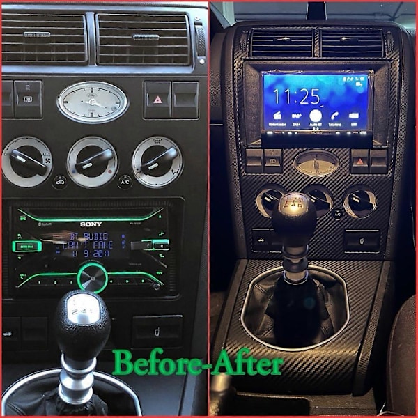9 Tuuman Fasxia Auton Äänen Kehys Autoradion Fascia, GPS-Navigoinnin Fascia-Paneeli MONDEO SEDAN 2000-2003