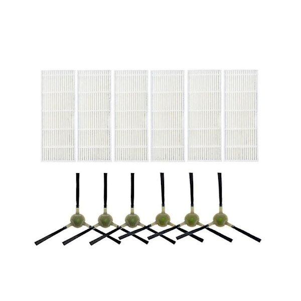 Filter Side Brush Kit Passer Til Life K2 K4 Til M210 M210s Robotstøvsuger, Fejemaskiner Tilbehør Udskiftning